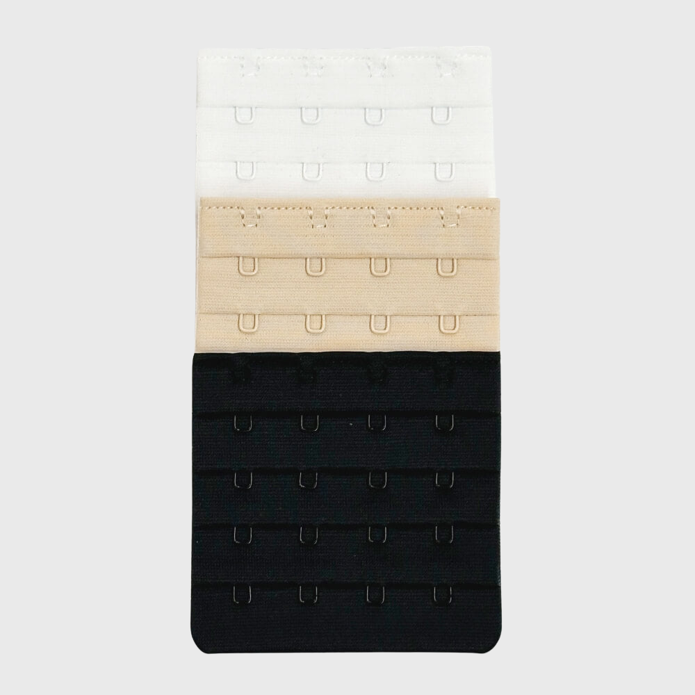 3-Pack Triple Hook Bra Extension Set