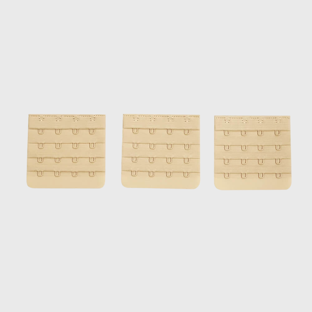 3-Pack Triple Hook Bra Extension Set